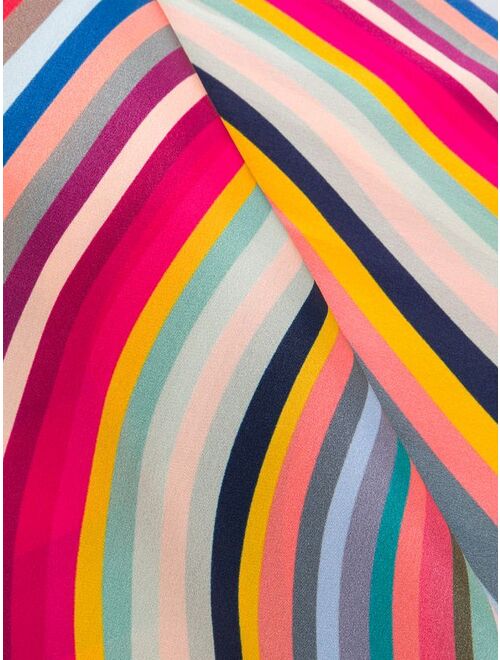 PAUL SMITH wave stripe scarf