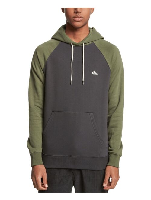 Quiksilver Men's Everyday Colorblock Raglan Sleeve Pullover Hoodie