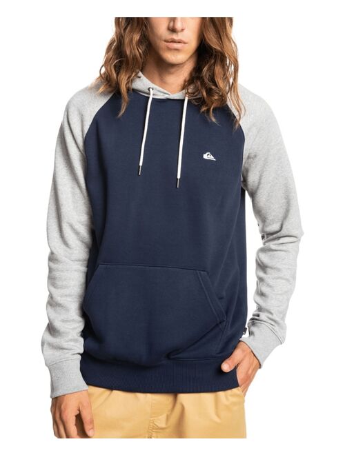 Quiksilver Men's Everyday Colorblock Raglan Sleeve Pullover Hoodie