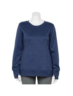 Plus Size Tek Gear Ultra-Soft Fleece Crewneck Sweatshirt