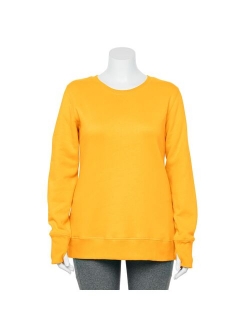 Plus Size Tek Gear Ultra-Soft Fleece Crewneck Sweatshirt