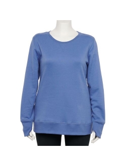 Plus Size Tek Gear Ultra-Soft Fleece Crewneck Sweatshirt