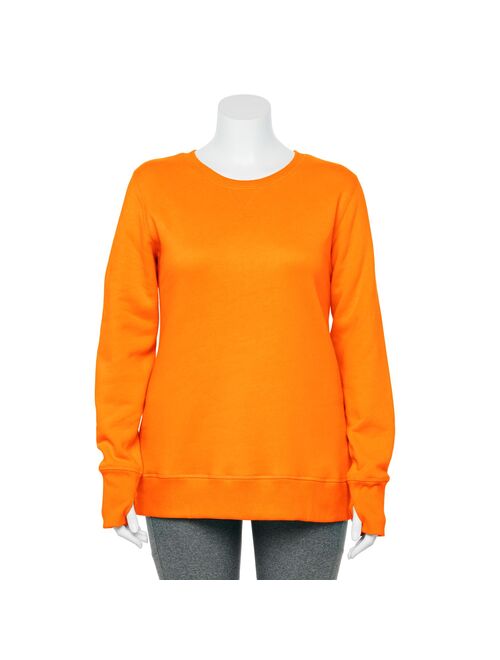 Plus Size Tek Gear® Ultra-Soft Fleece Crewneck Sweatshirt