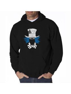 Men's Word Art Hoodie - The Mad Hatter