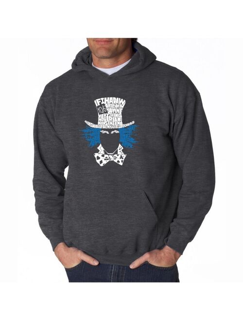 Men's Word Art Hoodie - The Mad Hatter