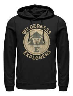 Pixar Men's Up Wilderness Explorer Badge, Pullover Hoodie