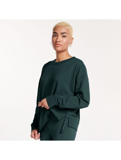 Women's FLX Embrace Side-Zip Crewneck Sweatshirt