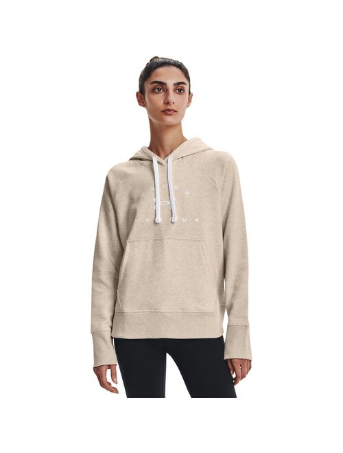 Women's Under Armour Rival Fleece Wordmark Hoodie