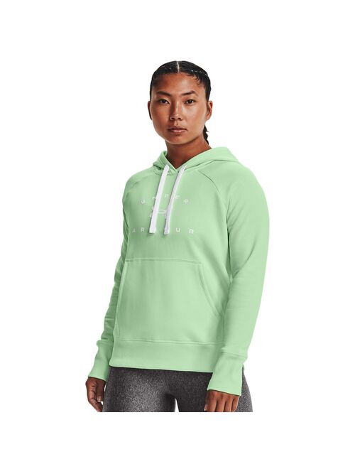 Women's Under Armour Rival Fleece Wordmark Hoodie