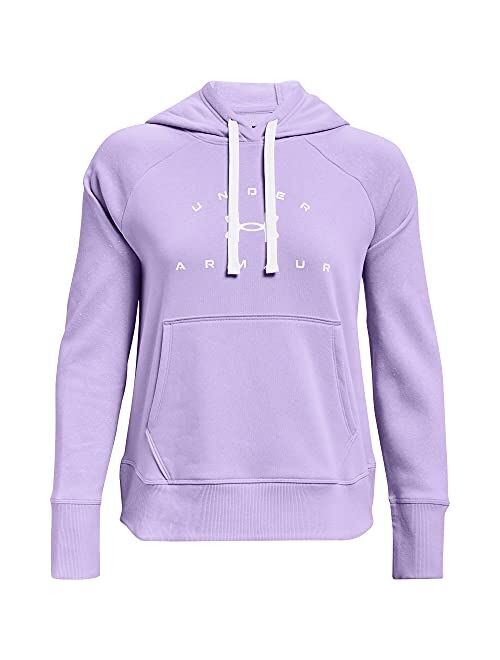 Women's Under Armour Rival Fleece Wordmark Hoodie