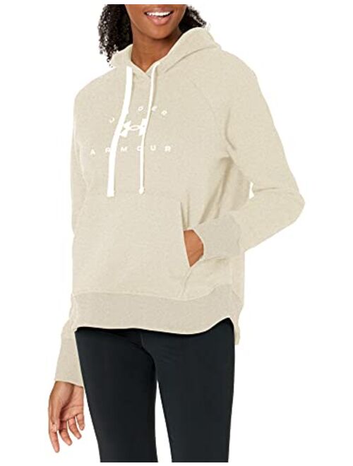 Women's Under Armour Rival Fleece Wordmark Hoodie