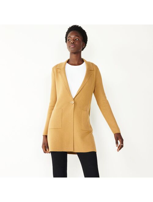 Women's Nine West Sweater Blazer