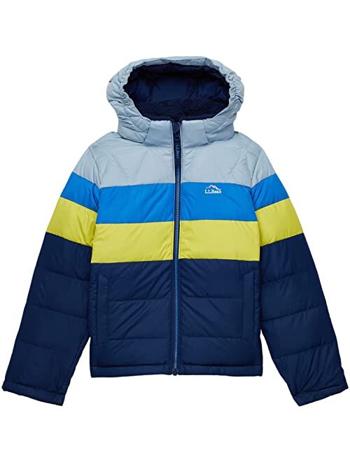 L.L.Bean Bean's Down Jacket Color-Block (Big Kids)