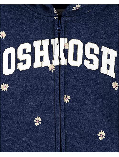 OshKosh B'gosh Toddler Girls' Peplum Hem Logo Hoodie