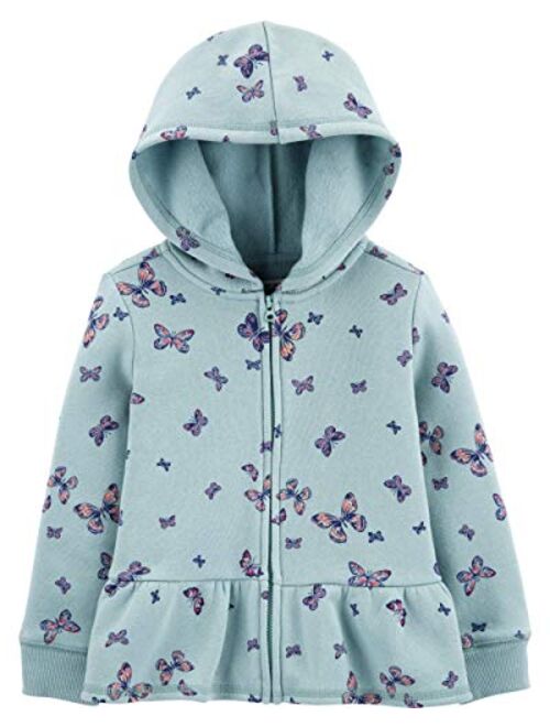 OshKosh B'gosh Toddler Girls' Peplum Hem Logo Hoodie