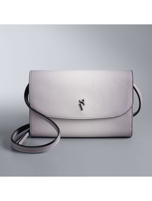 Simply Vera Vera Wang Signature Envelope Crossbody Bag