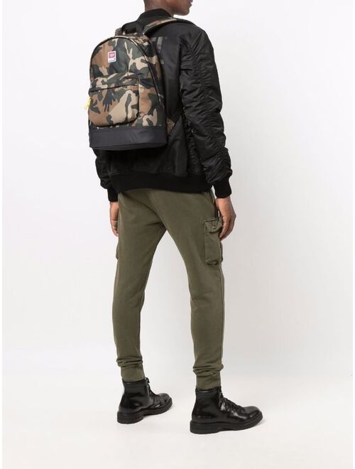 Diesel camouflage-print backpack