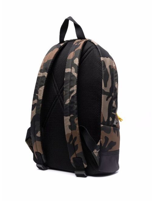 Diesel camouflage-print backpack