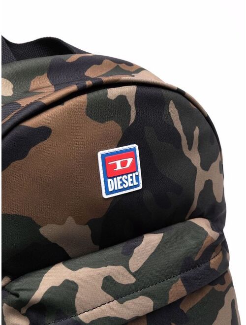 Diesel camouflage-print backpack