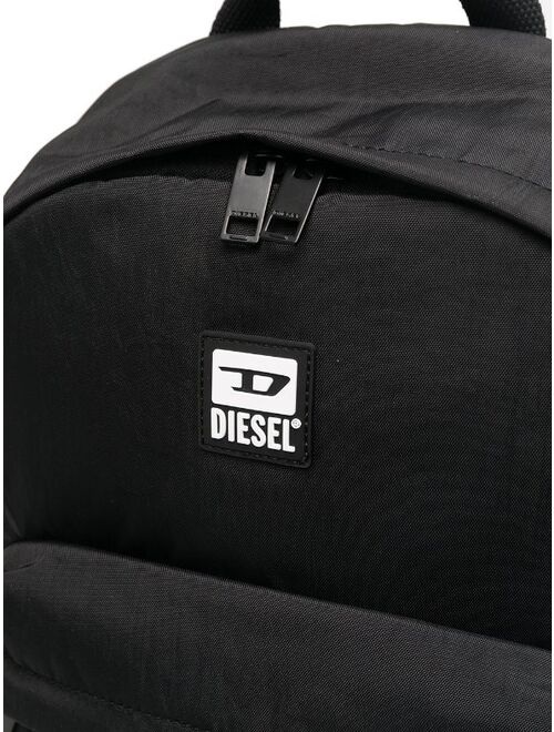 Diesel logo patch backpack