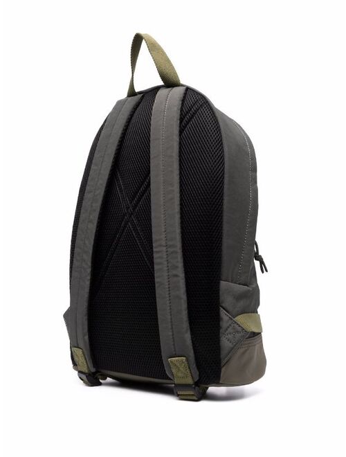 Diesel logo-patch backpack