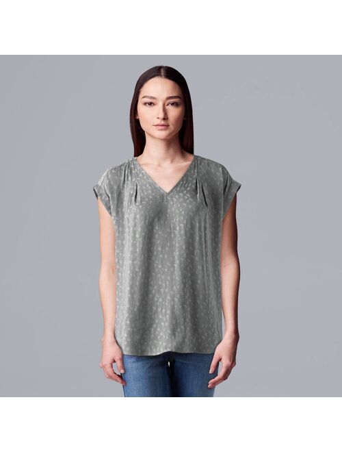 Women's Simply Vera Vera Wang V-Neck Top