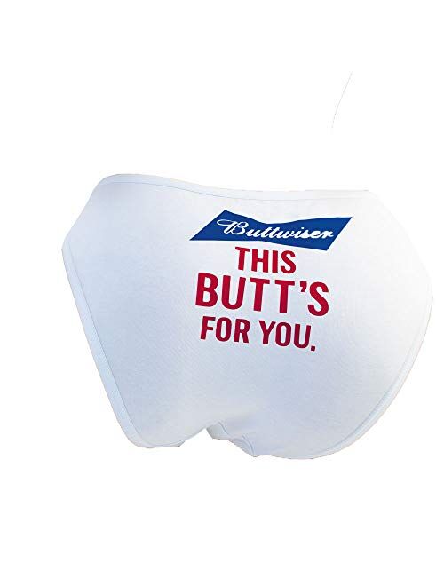 Ebsem Buttwiser Panty Cute & Sexy Hipster Bikini Women's Funny Undies String Underwear Dirty Harry Novelty Design Panties