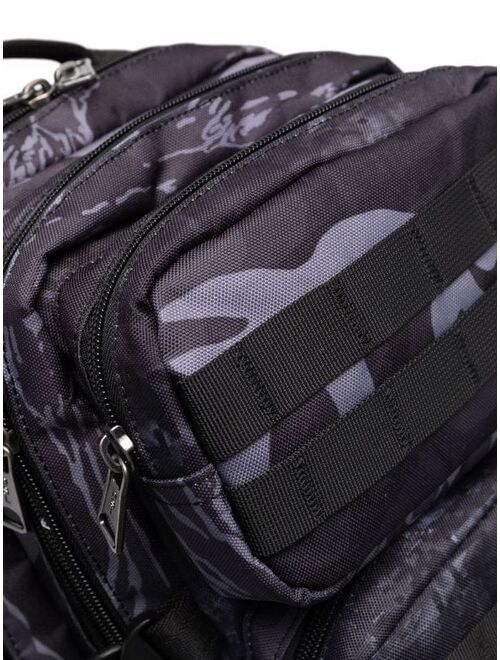 Diesel camouflage multi-compartment backpack