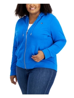 Plus Size Zip-Front Hoodie, Created for Macy's