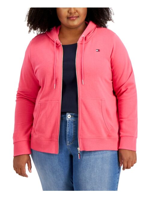 Tommy Hilfiger Plus Size Zip-Front Hoodie, Created for Macy's