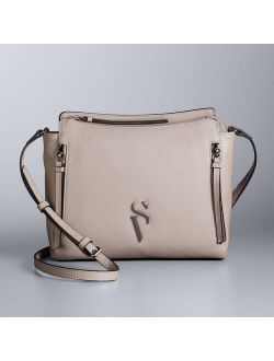 New Simply Vera Wang Signature Crossbody Bag Handbag Purse - Vineyard Ombré