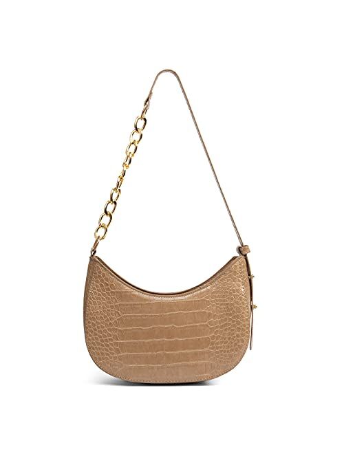 BABABA Classic Fashion Semi-circular Shoulder bag Handbags Messenger Bag, zipper Open And Close, Suitable For Women