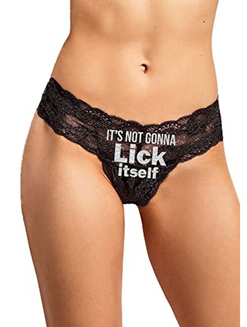 Rhinestonesash Womens Funny Underwear - Funny Sayings Panties for Women - Naughty Gifts for Women