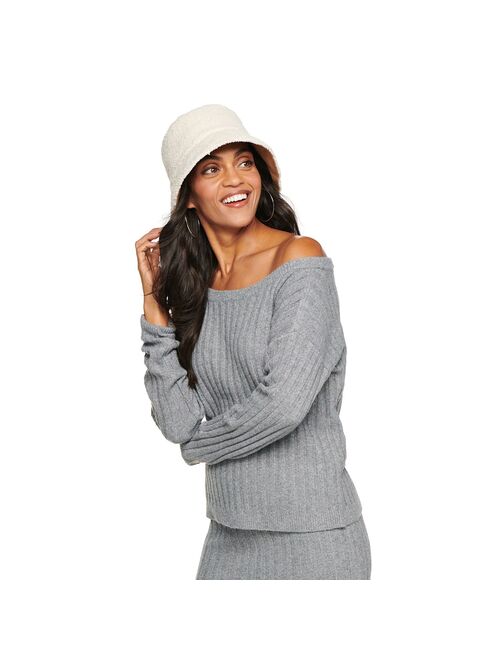 Women's Sonoma Goods For Life® x Lauren Lane Rib Drop Shoulder Sweater