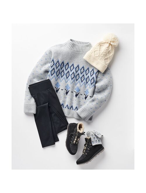 Women's Sonoma Goods For Life® x Lauren Lane Fairisle Sweater & Socks Set