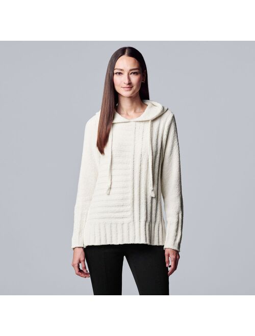 Women's Simply Vera Vera Wang Hooded Teddy Sweater