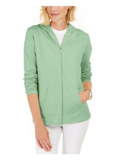 Karen Scott Zip-Front Hoodie, Created for Macy's