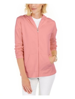 Karen Scott Zip-Front Hoodie, Created for Macy's