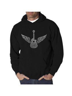 LA Pop Art Men's Word Art Hooded Sweatshirt - Amazing Grace