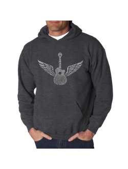 LA Pop Art Men's Word Art Hooded Sweatshirt - Amazing Grace