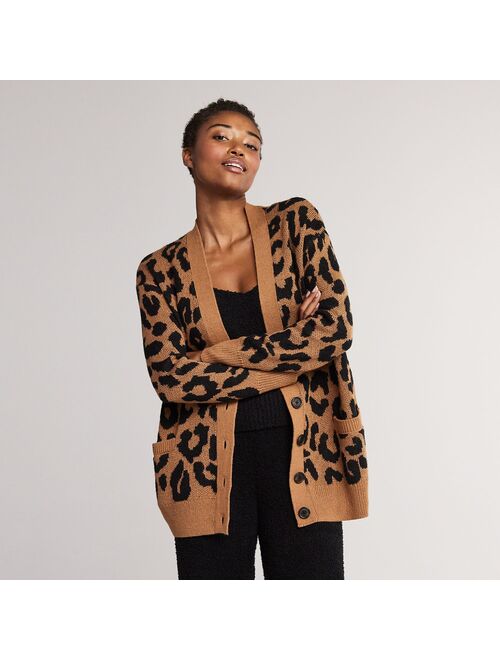 Women's Yummy Sweater Co. Leopard Girlfriend Cardigan