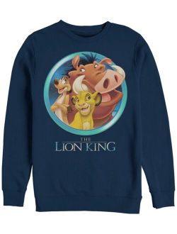 Men's Lion King Best Friends, Crewneck Fleece