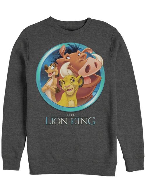 Disney Men's Lion King Best Friends, Crewneck Fleece