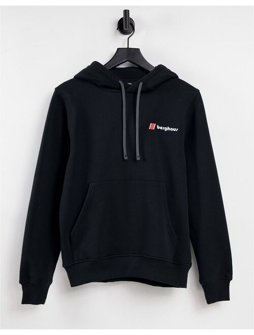 Buy Berghaus Heritage Small Logo hoodie in black online | Topofstyle