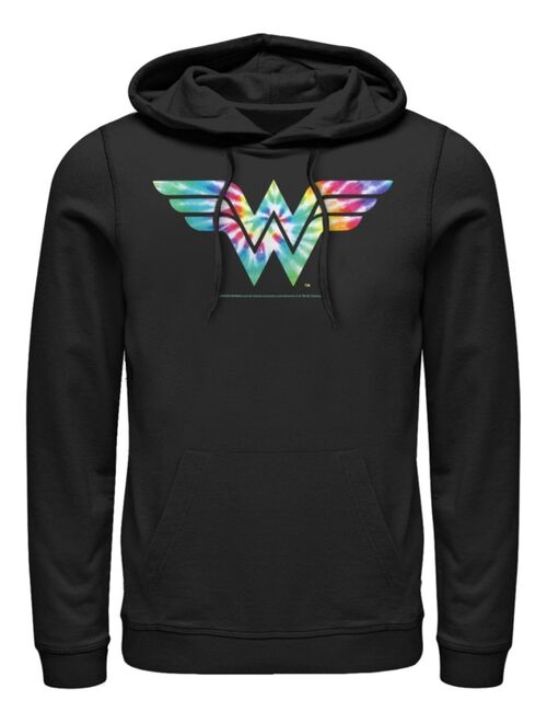 Fifth Sun Men's Wonder Woman Tye Dye Fleece Hoodie