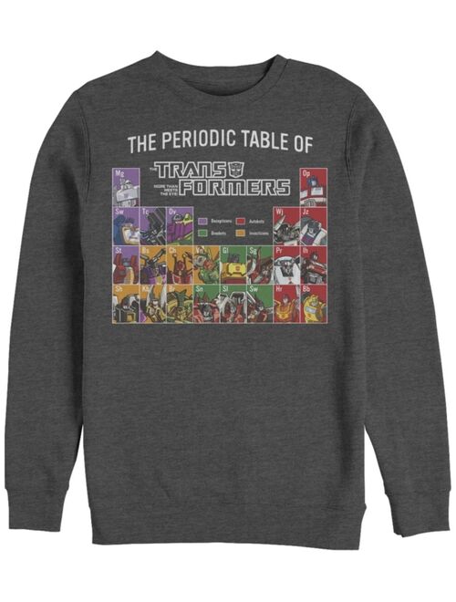 Fifth Sun Men's Transformers Periodic Fleece Sweatshirt