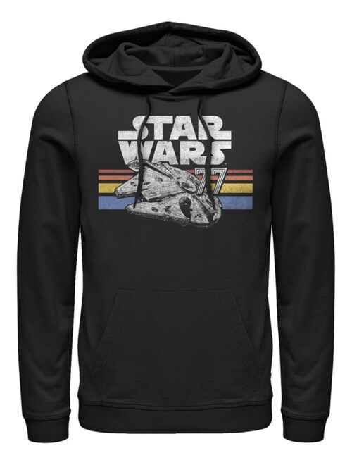 Fifth Sun Men's Star Wars Vintage-Like Falcon Fleece Pullover Hoodie