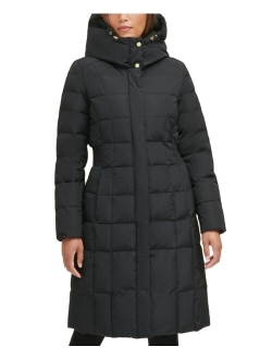 Women's Box-Quilt Down Puffer Coat