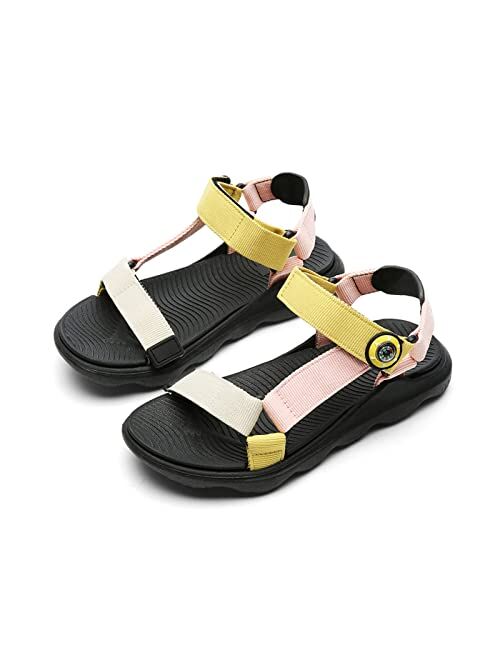 kulebear Kids Boys Summer Sports Sandals Hiking Beach Outdoor Open toe Sports Sandals for Kids