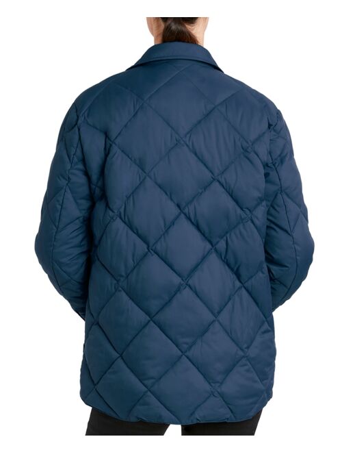 HFX Women's Shirt Jacket Packable Puffer Coat